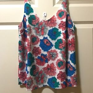 Banana Republic Multi-Color Floral Cami